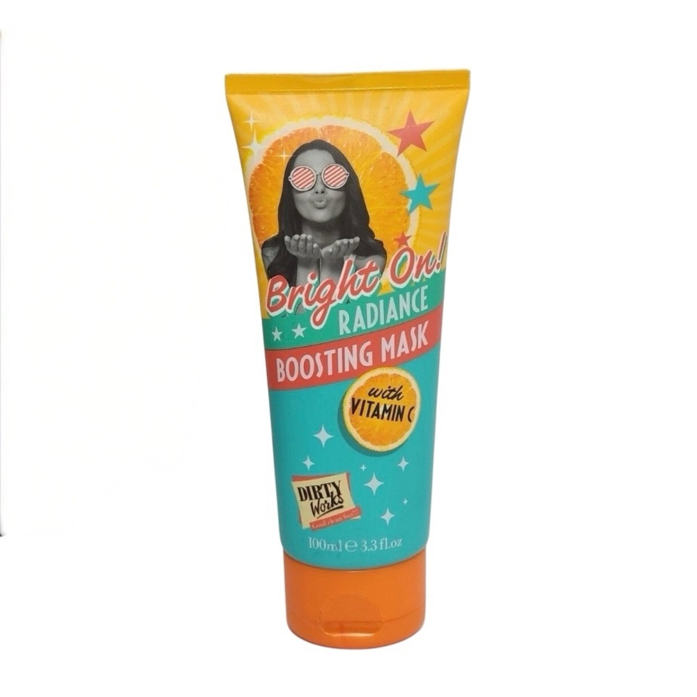 DIRTY WORKS Bright On Radiance Boosting Mask | Vitamin C Face Mask | Skincare